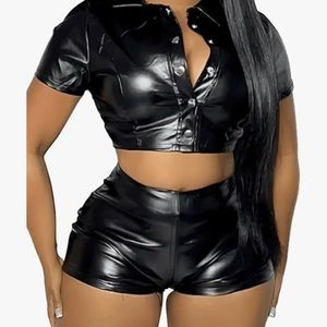 Black two piece size Large wore once